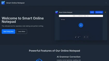 Smart Online Notepad